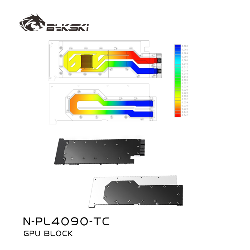 Rtx 4090 Water Block - Bykski N-PL4090-TC GPU bloque de placa