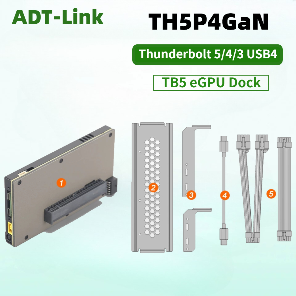 Gpu External Dock Egpu Thunderbolt 4 - TH5P4GaN Laptop Thunderbolt 5/4 USB4, Tarjeta