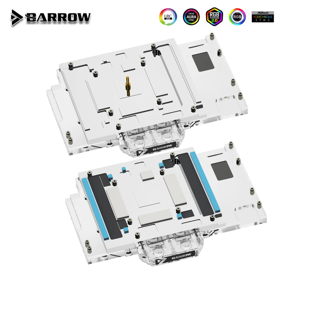 Rtx 4090 Water Block - Barrow-bloque de agua GPU de cobertura
