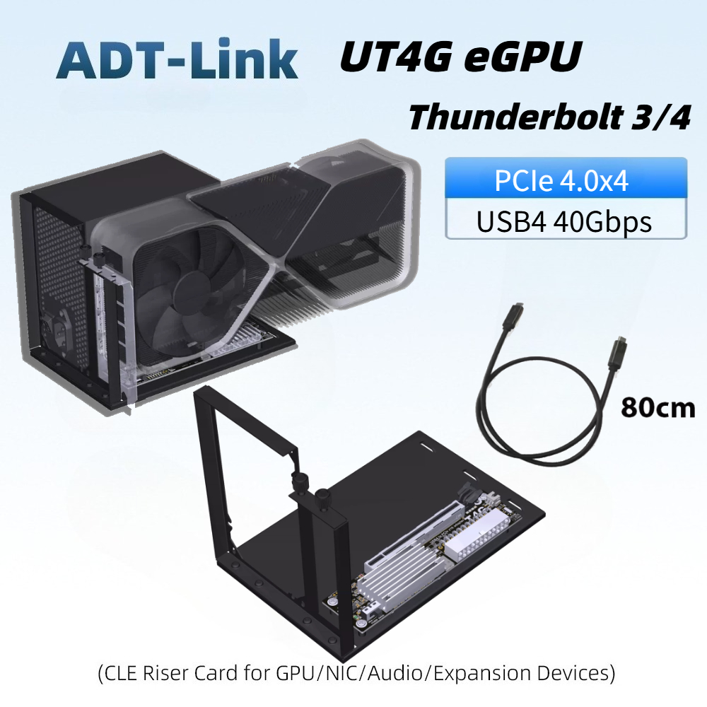 Gpu External Dock Egpu Thunderbolt 4 - Base de conexión para tarjeta gráfica