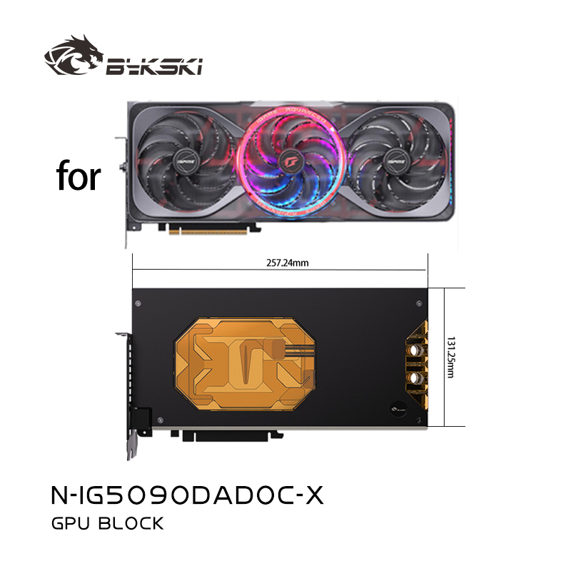 Rtx 5090 32Gb - Bloque GPU Bykski para tarjeta gráfica