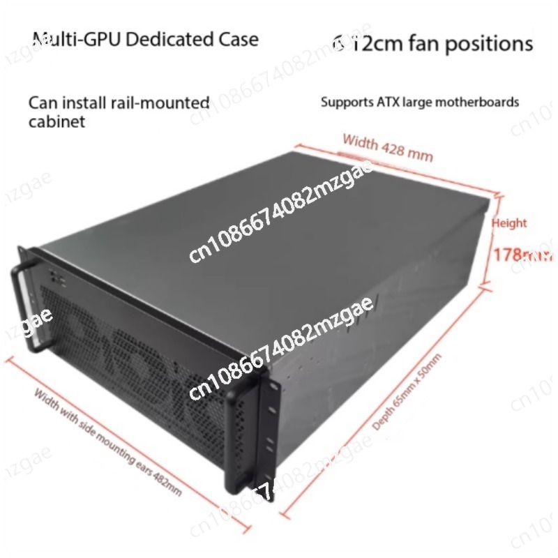 Server Gpu Chassis 4U - Chasis 4U para múltiples tarjetas gráficas,