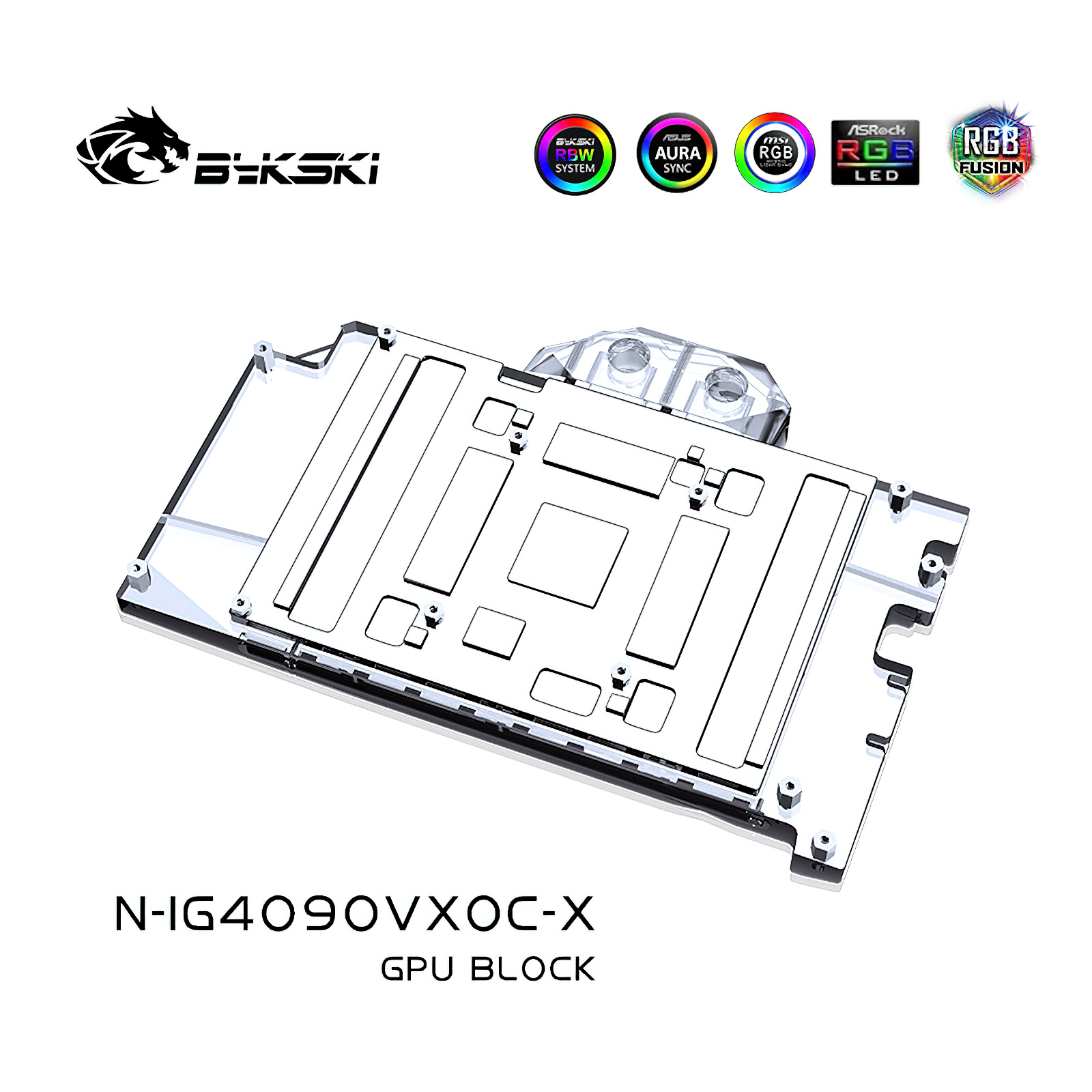 Bykski GPU Bloque de cubierta  - Rtx 4090 Water Block reseña y precio