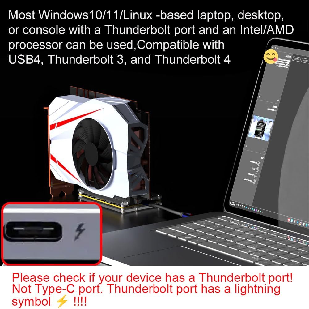 Base de Conexión eGPU RGEEK 22 - Gpu External Dock Egpu Thunderbolt 4 reseña y precio