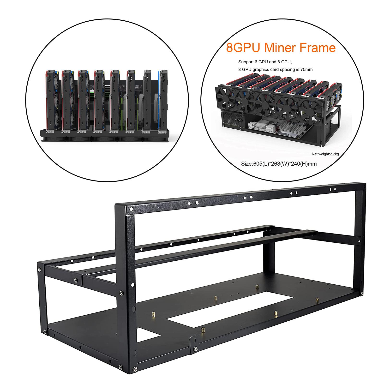 Estructura de Soporte para 6/8 - Gpu Mining Rig Frame 8 Gpu reseña y precio