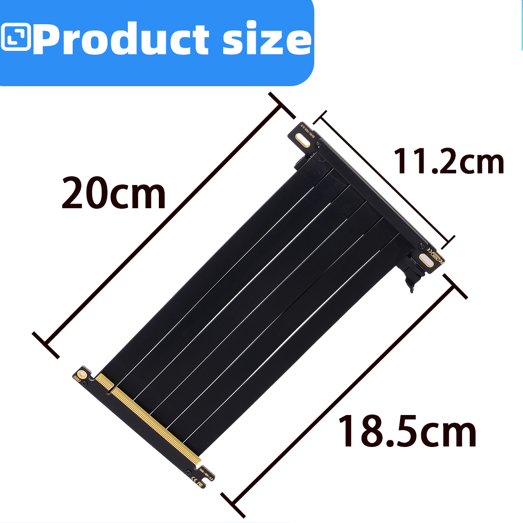 Cable Riser PCIE 3.0 X16, Adap - Pcie 5.0 Gpu Riser Cable reseña y precio