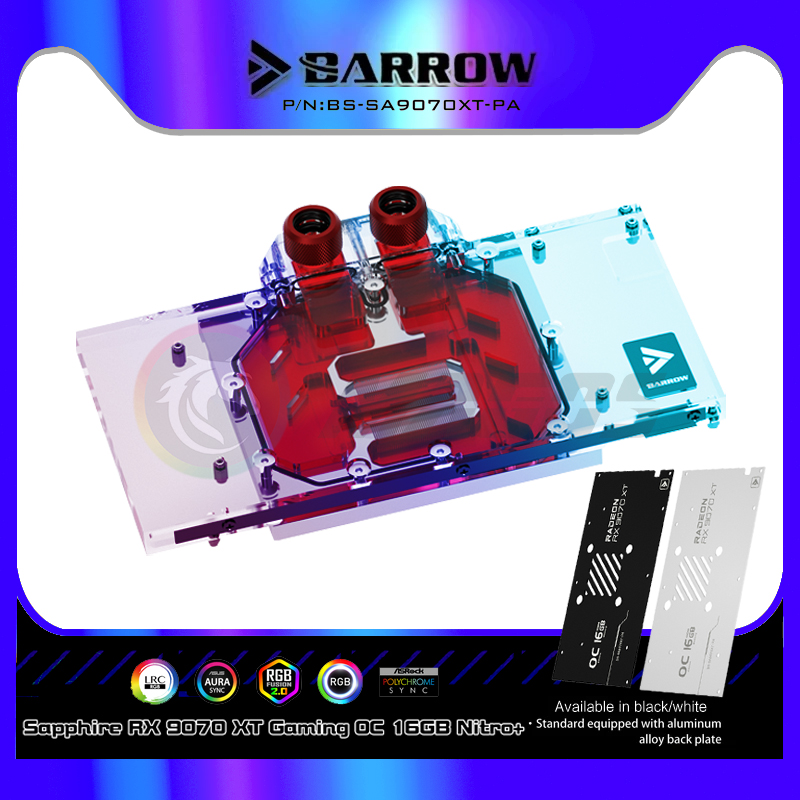 Bloque de agua GPU para SAPPHI - Rx 9070 Xt reseña y precio
